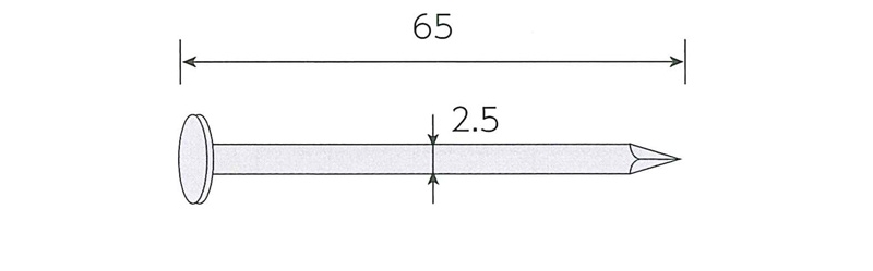 ワイヤー連結釘 木下地用 斜め釘 鉄生地 布目頭 1箱=10巻 建築金物通販の加藤金物