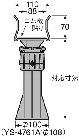 ゆかづか大引受　合板タイプ（保存処理材）