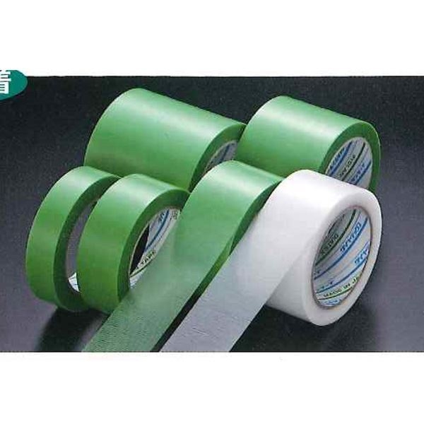 パイオランクロス粘着テープ 塗装養生用 75mm×25m 緑 1巻 - 接着・補修用品