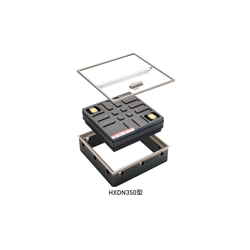 ホーム床点検口 気密・断熱タイプ 枠：アルミニウム製 フロア材t15mm用 気密材、断熱蓋付 - 建築金物通販の加藤金物