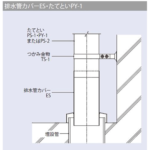 排水管カバー | 建築金物通販の加藤金物