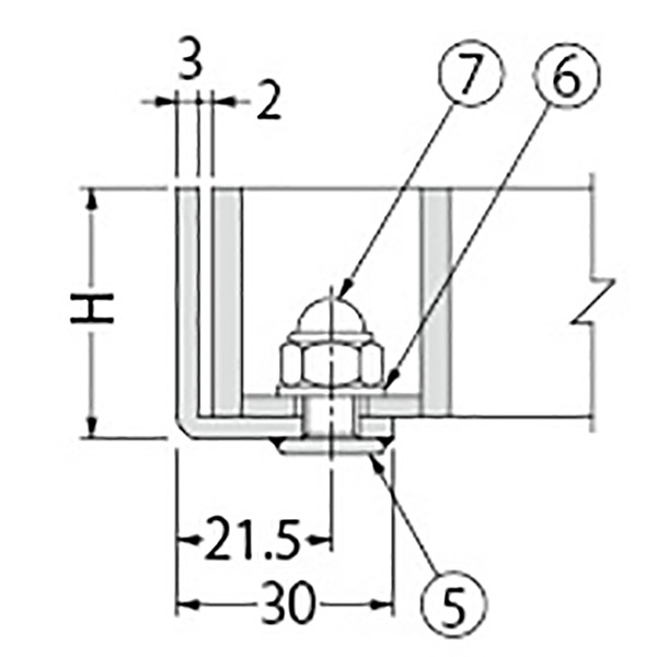 SMGL-11520 P=13 『ステンレス製グレーチング』ボルト固定式　プレーンタイプ　横断溝・側溝用　T荷重：T-20　 すきま9mm(P=13mm) カネソウ
