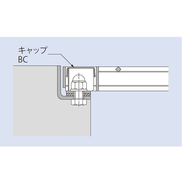 ボルト固定式グレーチング用ステンレス製ボルトキャップ | 建築金物