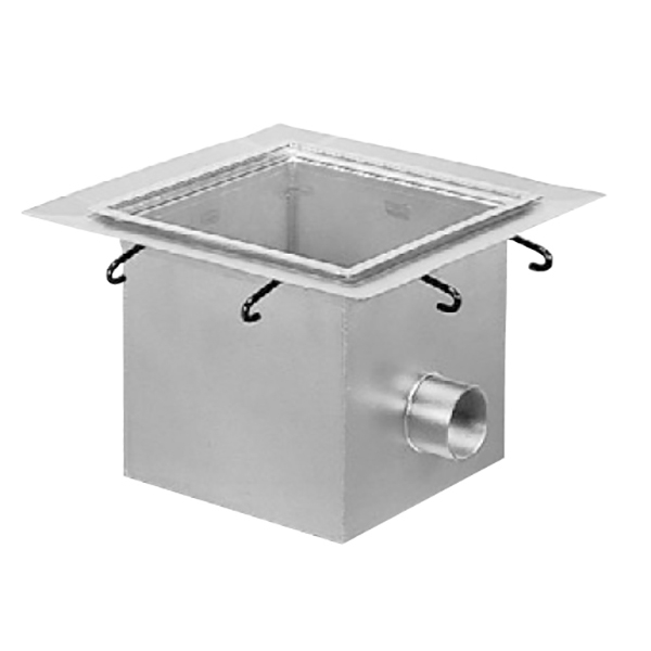 KSAM-1B-300 床吊型　排水桝・会所桝 流出口1ヵ所　バスケット付き カネソウ | 建築金物通販の加藤金物