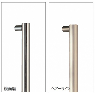 丸形取手　両面用(真チュウ、ステンレス/M8×60)　標準扉厚 33mm～41mm