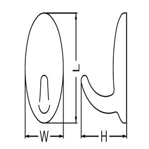 たまごフック(ABS)Uピンタイプ