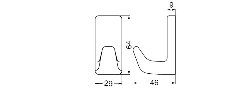 パワーフック(ABS)コンクリートピン木ネジタイプ どこでもBASE