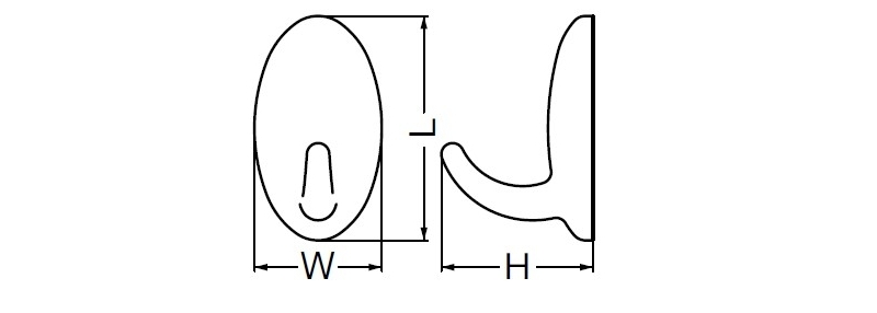 たまごフック(ABS)簡単にっ!はがせる粘着タイプ どこでもBASE