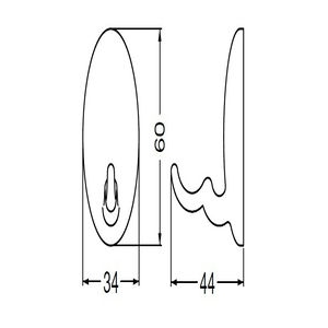 たまごフック2段(ABS) マグネットタイプ どこでもBASE