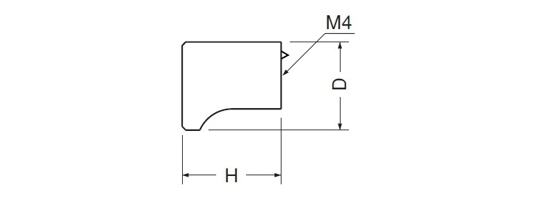 ステン円筒ツマミ(ステンレス/4×28)