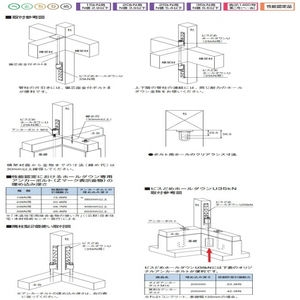 ビスどめホールダウンU　15kN用