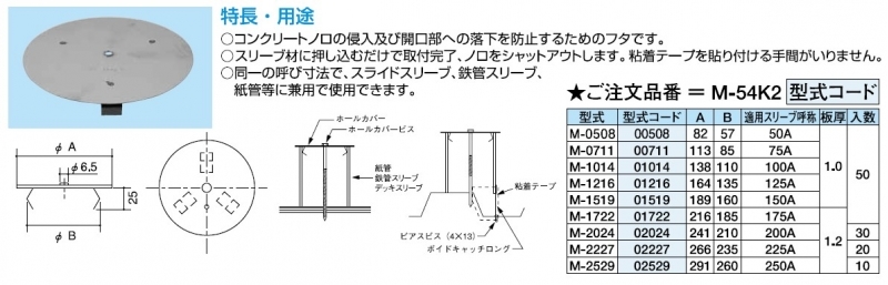 ホールカバー