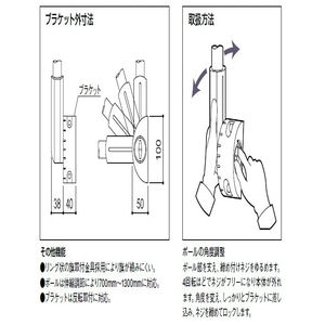 フラッグポール(ミニフラッガー)