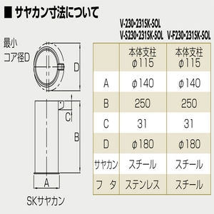 ソーラーLEDボラード　ステンレス製　点灯式