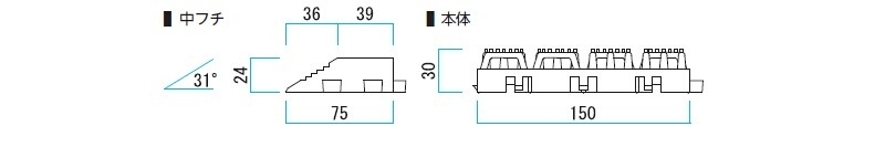 クロスラインマットエース ジョイントマット