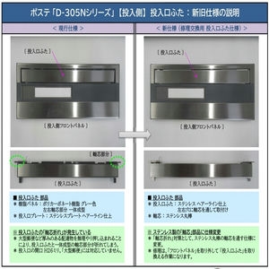 ポステ投入側　投入口ふたのみ【新仕様】