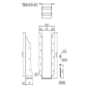 〔2×4用〕ビスどめヘビーハンガー