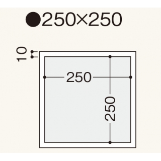 壁点検口枠　W-10（ボード厚12.5mm用）