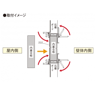 壁点検口枠　W-10（ボード厚12.5mm用）