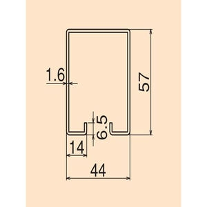 #3(塗装)スチール　3号カーブレール