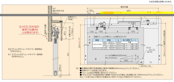 スライデックス　傾斜レールタイプ（自閉式）