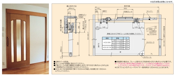 スライデックス　傾斜レールタイプ（自閉式）