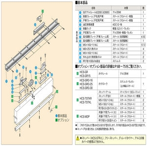 スライデックス　傾斜レールタイプ（自閉式）