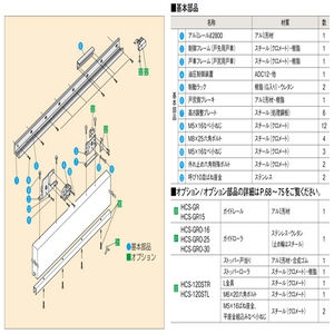 スライデックス　傾斜レールタイプ（自閉式）