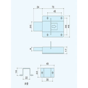 ステンドアーラッチ