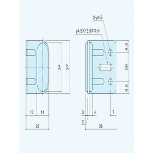 笠木用戸当り