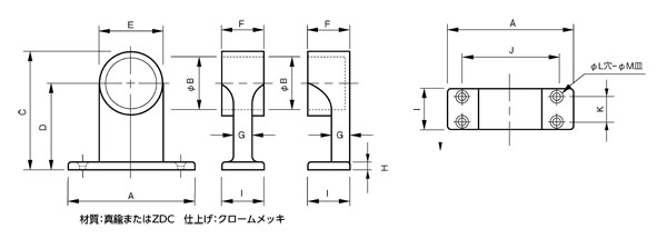 セフティブラケット 4ッ穴