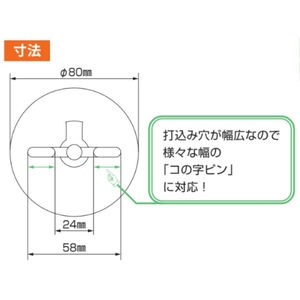 シート固定用部材　防草シート用ワッシャー　ドーム型