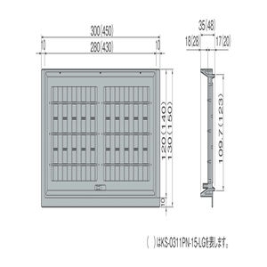 角型床下換気口