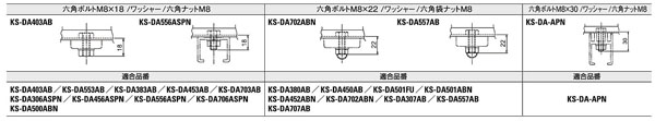 取付パーツ　Gパーツ（手摺支柱はさみ付用・ステンレス製）