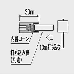 取付パーツ　Lパーツ（RC壁取付用アンカー・ステンレス製）