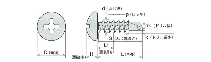 ジャックポイント ナベ(三価ユニクロ)500本入