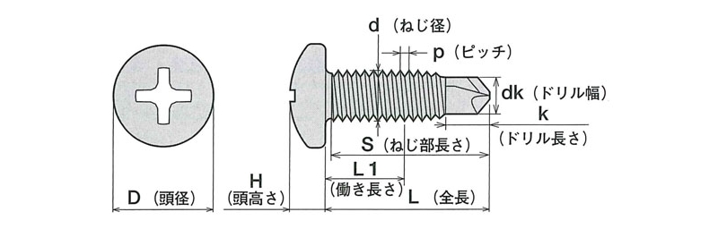 ジャックポイント[ミニジャック・薄鋼板専用] ナベ(三価ユニクロ)1000本入