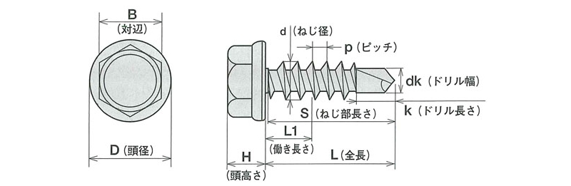 ジャックポイント ヘックス(三価ユニクロ)<6カク>　1箱100本入り