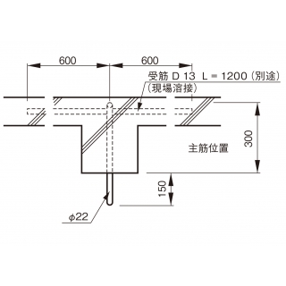 SUS梁付け吊環