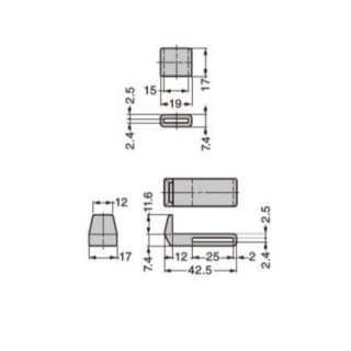 棚ズレ防止棚受　SPF-20A