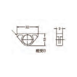 AP-FK20型　棚受　前後セット　800-024536