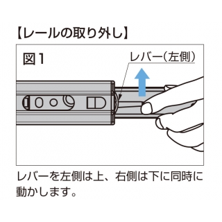 3670型 3段引スライドレール（セルフ＆ソフトクロージング機構付）