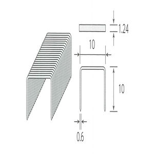 ハンマータッカー用ステープル(PP10000)