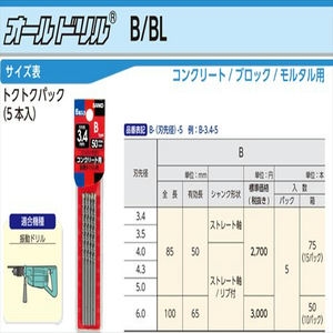 オールドリルBタイプ　トクトクパックシリーズ