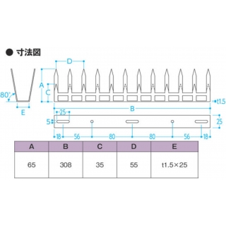 忍び返し9型