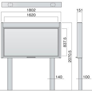 サインボード SBO-R100型