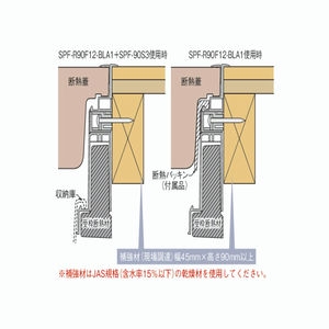 高気密型床下点検口（900×600タイプ）