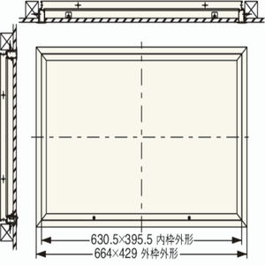 高気密・高断熱型天井点検口 気密型天井点検口　2×4工法向け