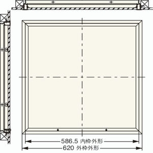 高気密・高断熱型天井点検口 気密型天井点検口　在来工法・2×4工法兼用