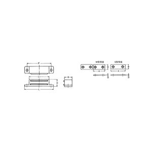 MC-E型　エコノミーマグネットキャッチ　800050058